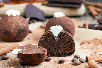 traditional dessert sweetness chocolate potato