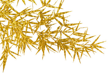 branche de bambou dor&eacute; 