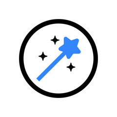 Magic wand or wand icon