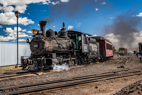 Rio Grande Southern 20 Steam Locomotive At Antonito Colorado