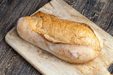 fresh delicious bread made from flour and other natural products