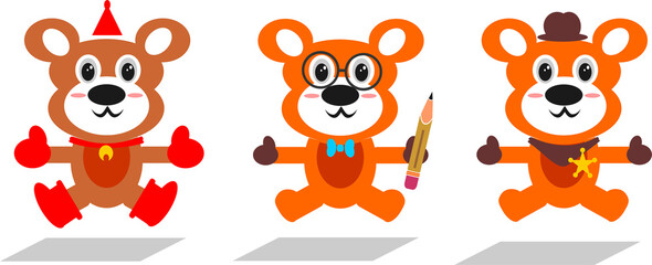 bear doll caracter skin cute