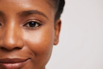 Close-up of smiling woman