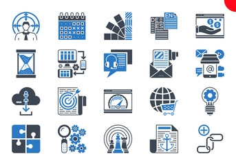 SEO Line Icons Set. SEO Related Line Icons. Website and APP Design and Development. Simple Mono Line Pictogram Pack. Stroke Logo Concept, Web Graphic