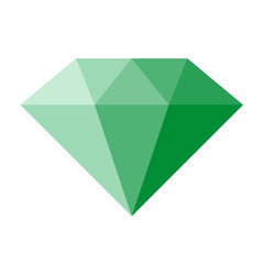diamond green crystal gem geometric vector design icon illustration jewel jewelry shape symbol brilliant gemstone