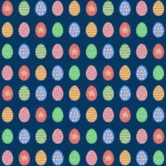background with colorful eggs