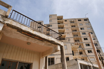 The abandoned city Varosha in Famagusta, North Cyprus. The local name is 