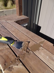 Pine Wood Bar Top Wood Filler