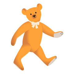 Teddy Bear Toy. Vector illustration.