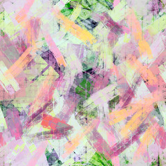 Abstract hand painted surface in light pastel spring colors