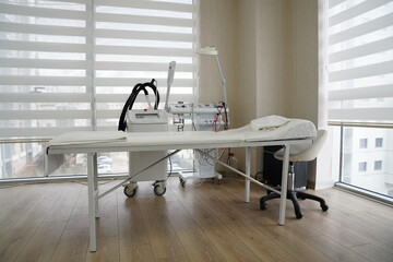 Stretcher and Equipment in the Beauty Salon