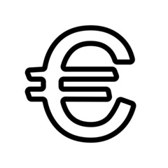 Euro symbol icon. Currency and money. Vectors.