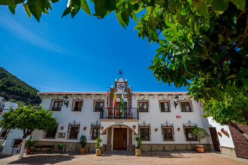 Travel photograph, wonderful sunny spring day, Alcaucin, Malaga, Andalusia, Spain