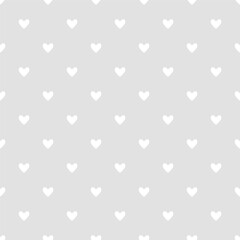 Small cute hearts background. Seamless pattern for Valentine's Day.