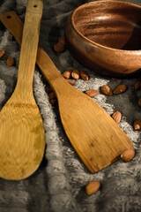 Fototapeta na wymiar wooden spoons