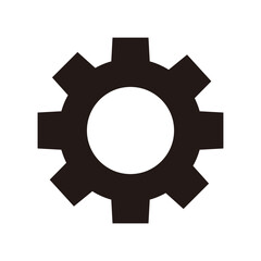 Gear icon vector illustration sign 