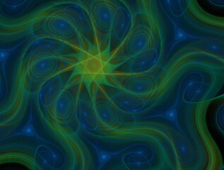 Imaginatory fractal abstract background Image