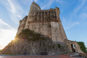 The castle of Lerici in Liguria, Italy - 485876803