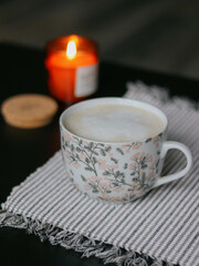 Obraz na płótnie Canvas cup of coffee,coffee aesthetic