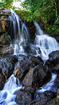 The El Indio Waterfalls, Puriscal, Costa Rica.