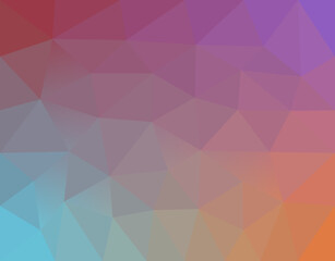 Abstract background with triangles, gradient light