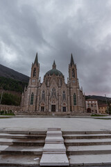 Castelpetroso, Isernia, Molise. Sanctuary of the Madonna Addolorata.