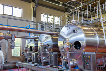 metal tanks in the alcohol industry