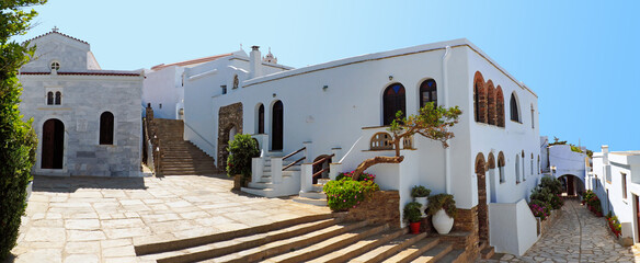 Located in the Cyclades, on the island of Tinos, in the heart of the Aegean Sea, the monastery of...