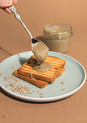 Toasted Bread Spread Organic Sunflower butter. A delicious, creamy and salty treat. Hypoallergenic alternative to peanut butter.