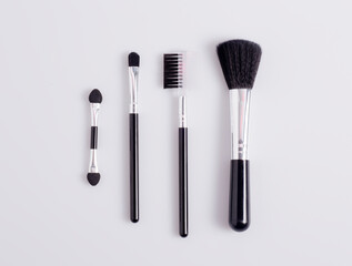 isolated makeup brush