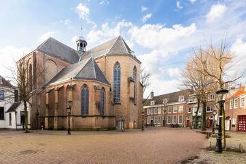 Peter's Church in the center of the city of Utrecht in the Netherlands.