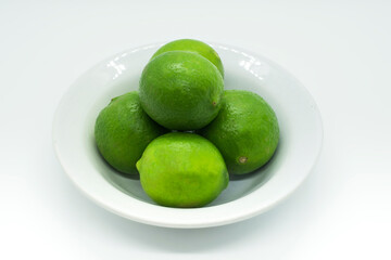 limes on plate