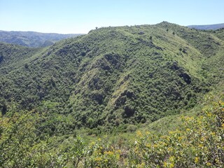 view of the mountain