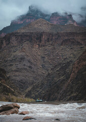 Rafters on the Grand Canyon