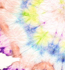 Blue Psychedelic Kaleidoscope. Die Hippie