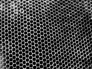 Abstract hexagon structure is honeycomb from bee hive