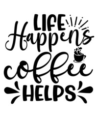 Coffee Svg Bundle, Caffeine Svg, Coffee Lover Svg, Coffee Quote Svg, Coffee Cut Files, Coffee Shirt Svg, Coffee Png Bundle, Coffee Designs