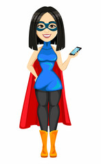 Super Asian woman superhero - 485912486