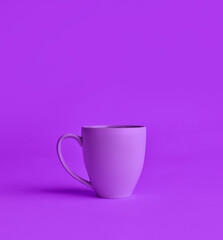 colored cup, tone on tone