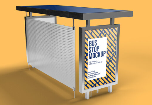 Bus Stop Mockup Design
