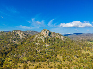 landscape with blue sky