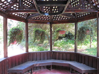gazebo in the garden