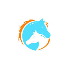horse head logo