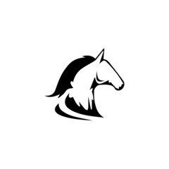 silhouette of a horse