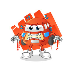 car monster vector. cartoon character