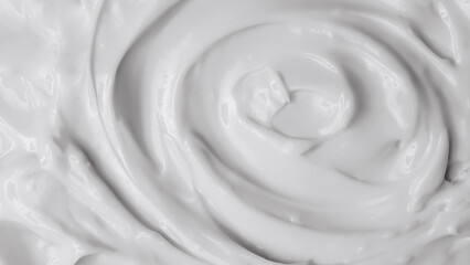 White cosmetic cream texture background. Lotion, skin care, moisturizer texture. Cream background....