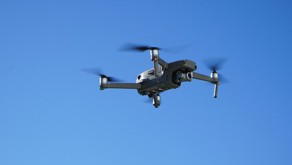 Fototapeta na wymiar Drone in flight 1