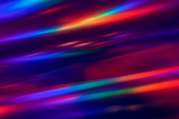 Glowing Blue and Red Skewed Lines