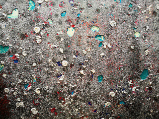 Old boat osmose hull looks like modern art background