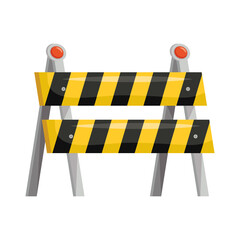 under construction barricade